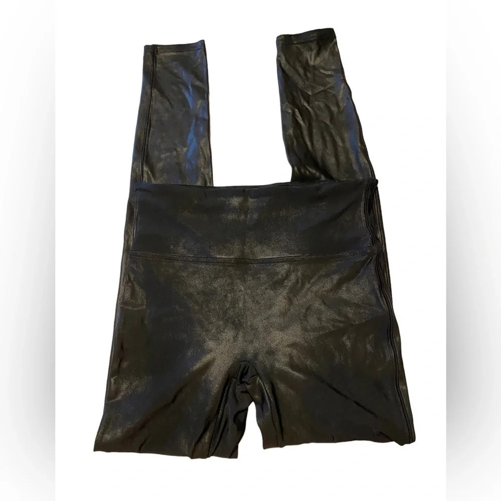 Spanx Black Faux Leather Legging